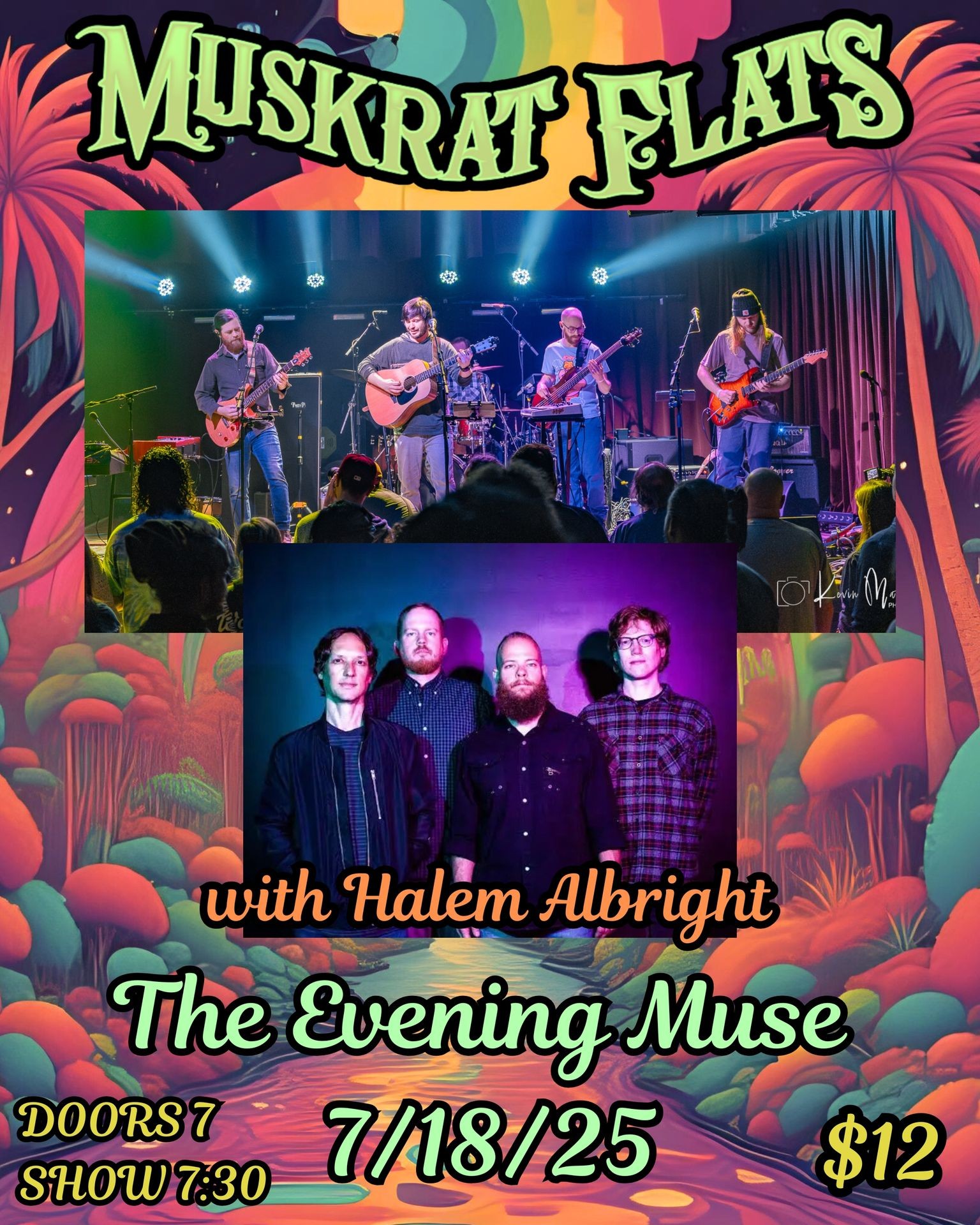 Live music in Charlotte, NC with Muskrat Flats