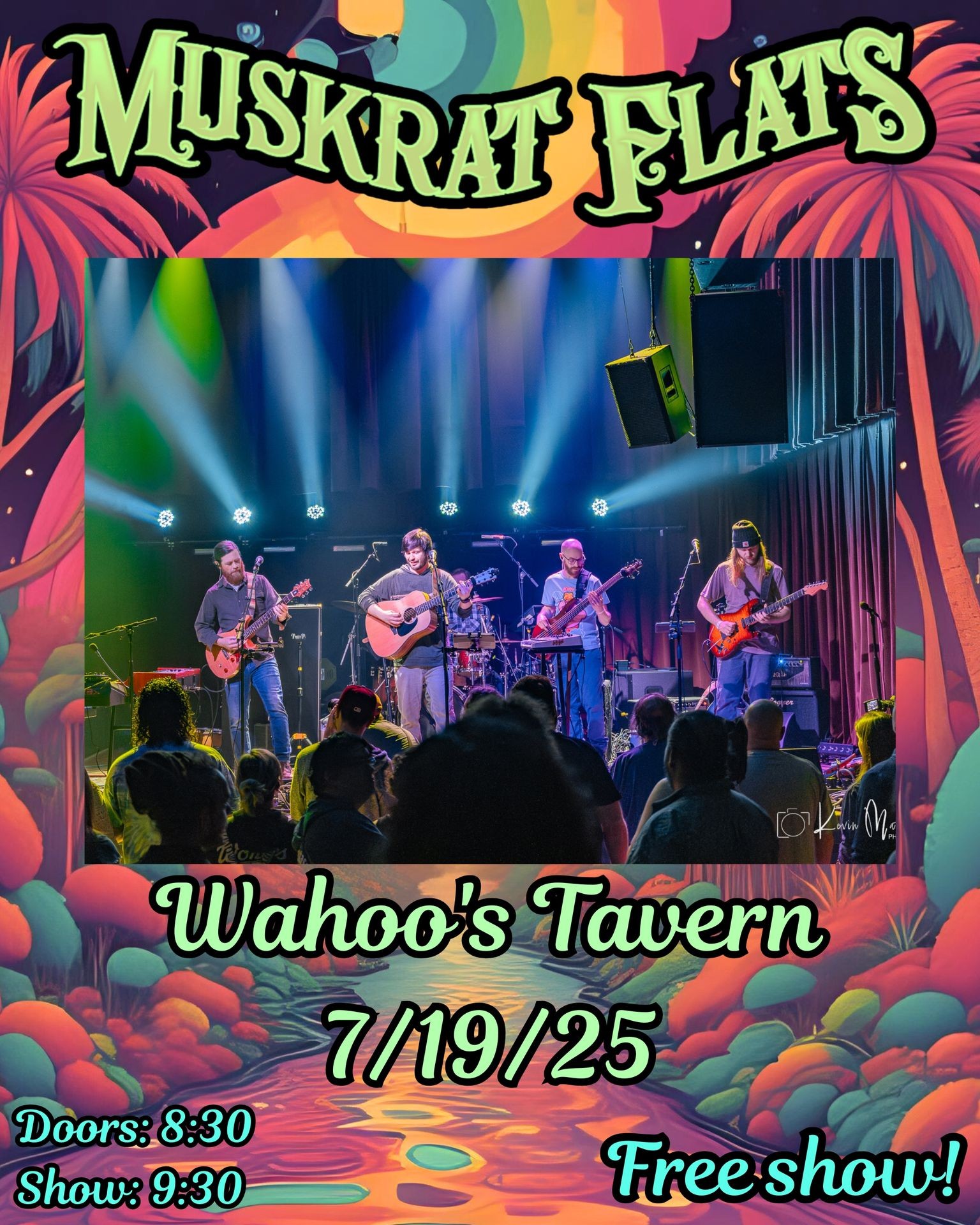 Live music in Greensboro, NC with Muskrat Flats
